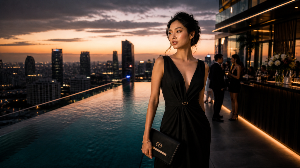 Evening dress by Deesign